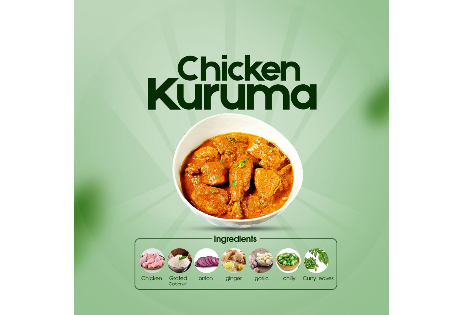 Instant Chicken Kuruma Kit